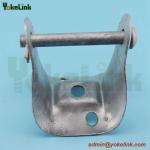Hot dipped Galvanized Insulated Deadend Crossarm Clevis/D Bracket/D Iron