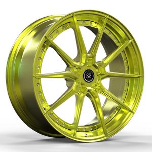 Quality Staggered 20 X 12 Two Piece Forged Wheels Sputtering 5x112 rims for Audi RS8 wholesale