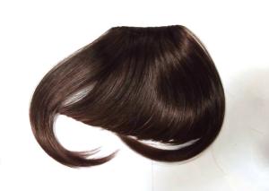 Quality Tangle Free 100% Remy Full Lace Human Hair Wigs Straight Layered Brown wholesale