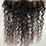 13x4 HD Lace Frontal 10A Brazilian Italy Curly Frontal Closure Human Hair 100%