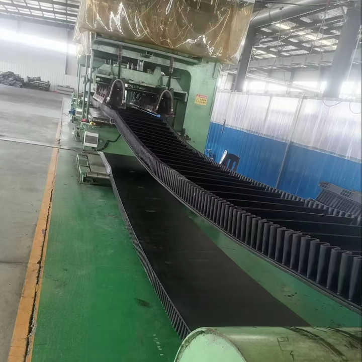 EP250 EP300 Inclined Conveyor Belts for Fertilizer Sand with Reduced Civil Construction Investment