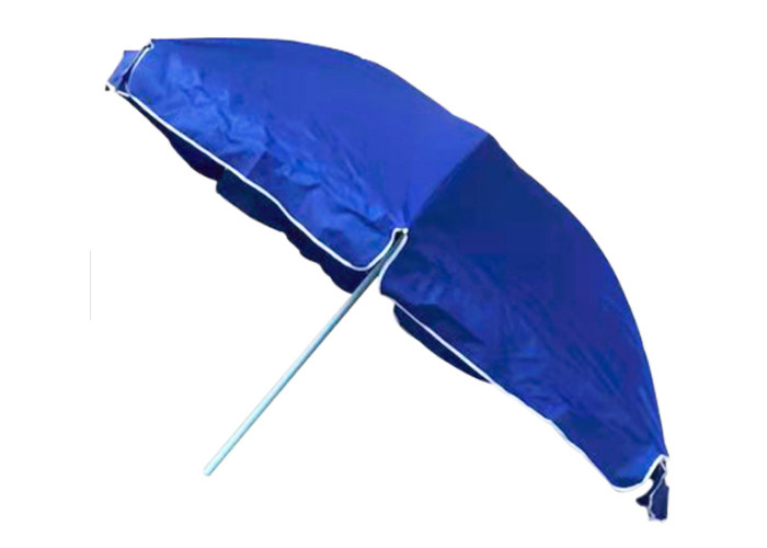 Sun Protect Retractable Beach Umbrella , Sun Shade Umbrella For Beach Two Layers