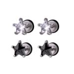 USA Hot Sale Star Stud Earrings Shinning Fashion Zircon Stud Earrings