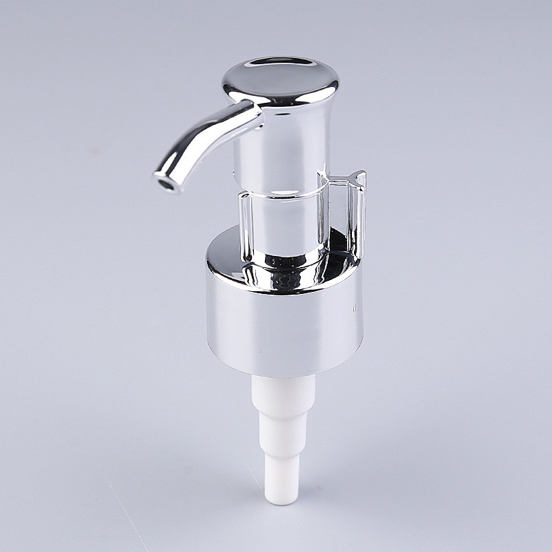 24/410 28/410 White With Silver Lotion Pump Hand Sanitizer Dispenser Gold Aluminum Plastic Lotion Pump For Bottles