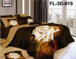 3D Printed Floral Sheet Set 100% Cotton Bedding