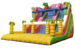 0.9mm PVC Material Large Inflatable Slide Jungle Theme For Adults / Children