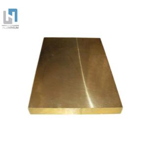 Quality 38.1mm Industrial Brass Sheet Metal For Crafts C46400 1220mm width wholesale