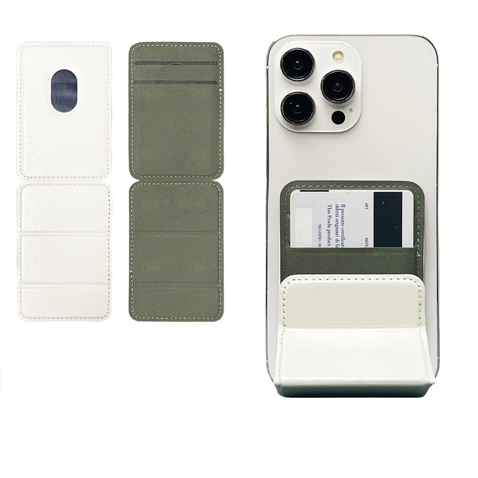 Double Row Heat Transfer Sublimation Phone Card Holder Stand Folding Design