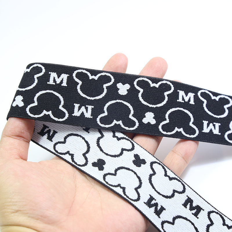 Good elasticity factory price custom jacquard elastic bands for man underwear