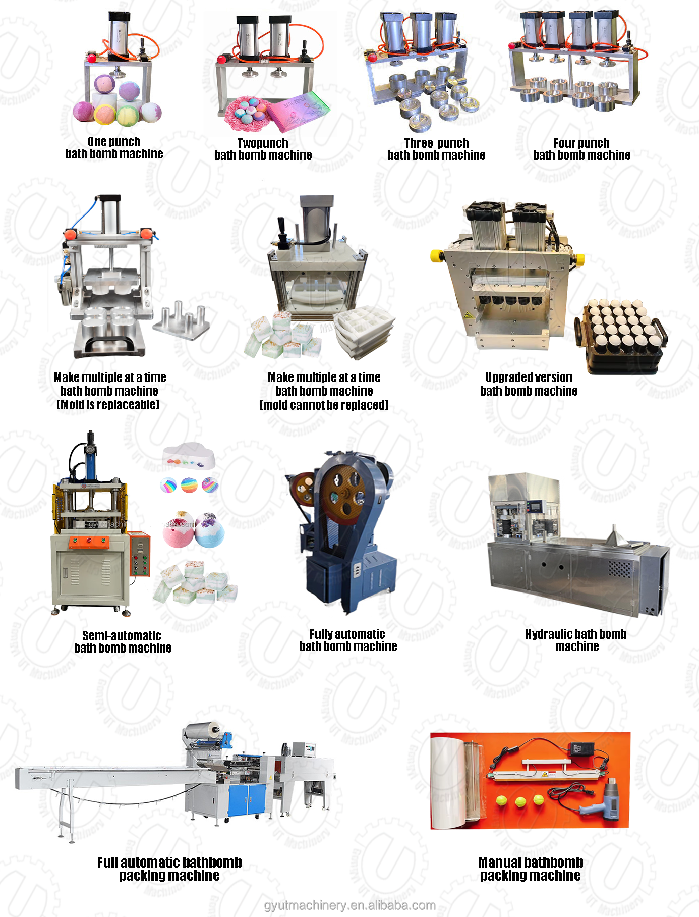 Easy to Operate Hydraulic Bath and Salt Making Machine for Custormized Bubble Shapes