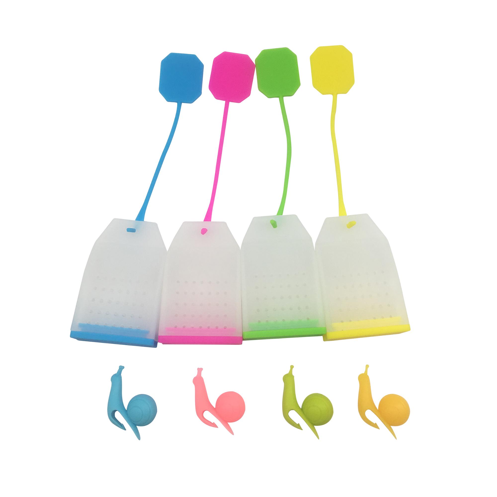 coffee tea strainer amazon best seller online shopping Silicone Squirrel Tea Infuser bag milk frother