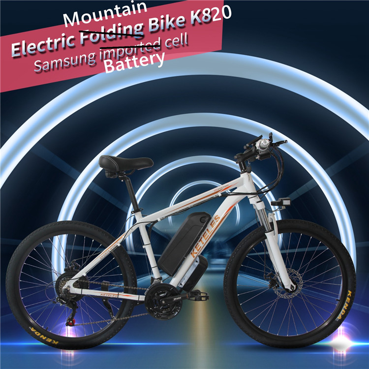 Multispeed Electric Mountain Bike 4.0 Fat Tire Electric Bicycle Beach 15Ah