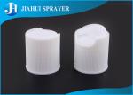 Colourful Screw Plastic Flip Top Caps / Flip Top Dispensing Caps Carton Packing