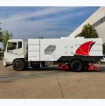 2600mm Wheelbase Vacuum Street Sweeper Mechanical Cleaning Sweeper