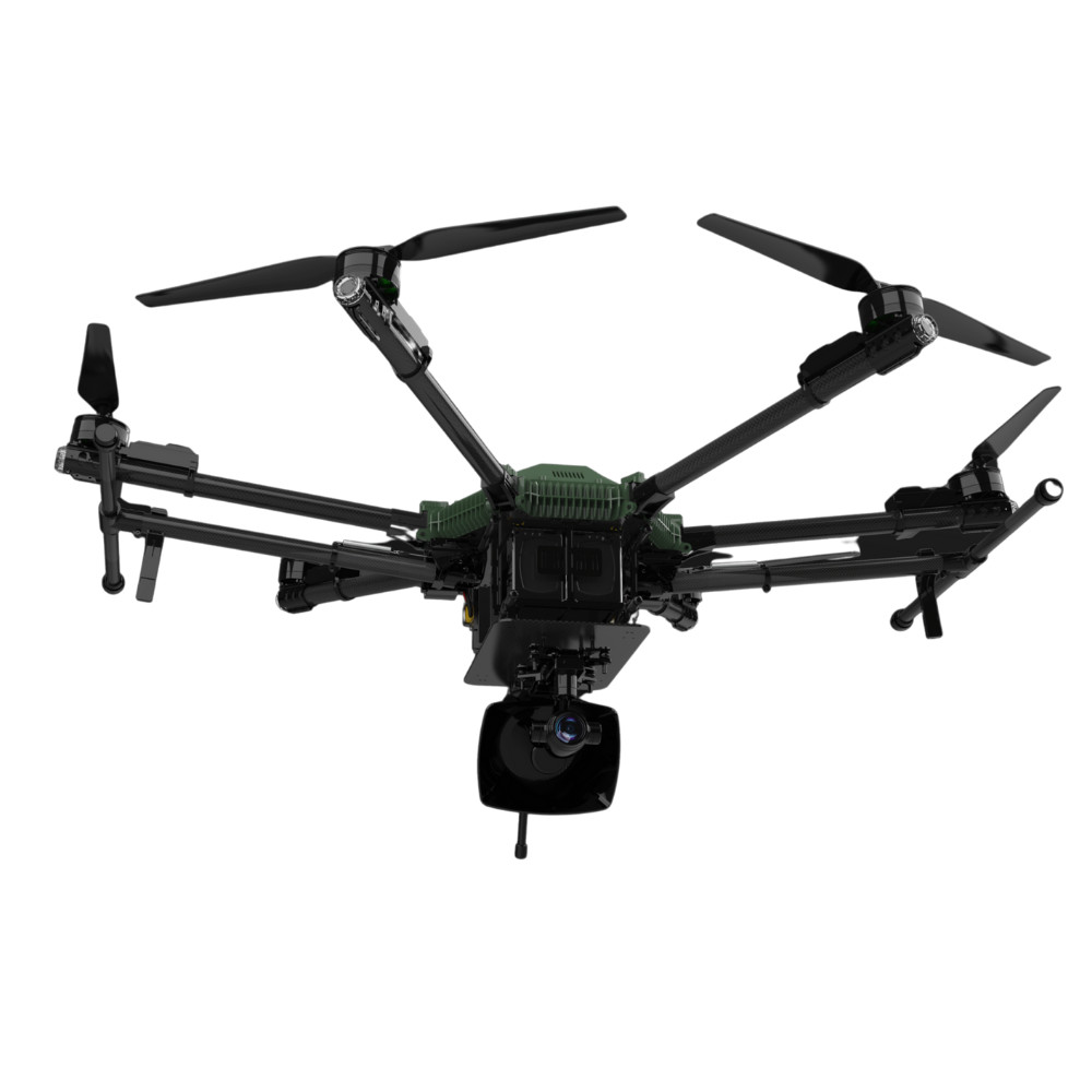 Custom Military UAV Drones 15KM Flight Distance Heavy Weight Lifting Drone With Camera HXF600