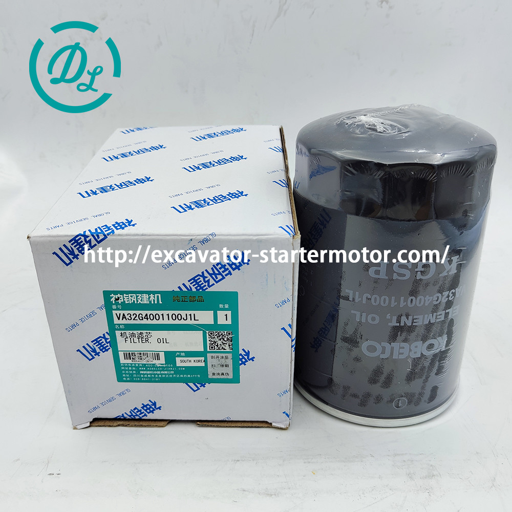VA32G4001100 Excavator Oil Filter Kobelco Excavator SK135SR-2
