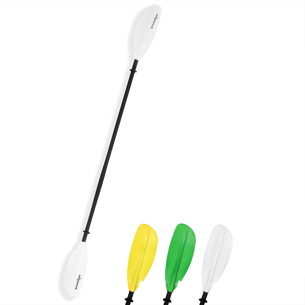 Occasion Lakes Rivers Woowave Kayak Paddle Aluminum Alloy Shaft 2-piece Adjustable Boat Paddle