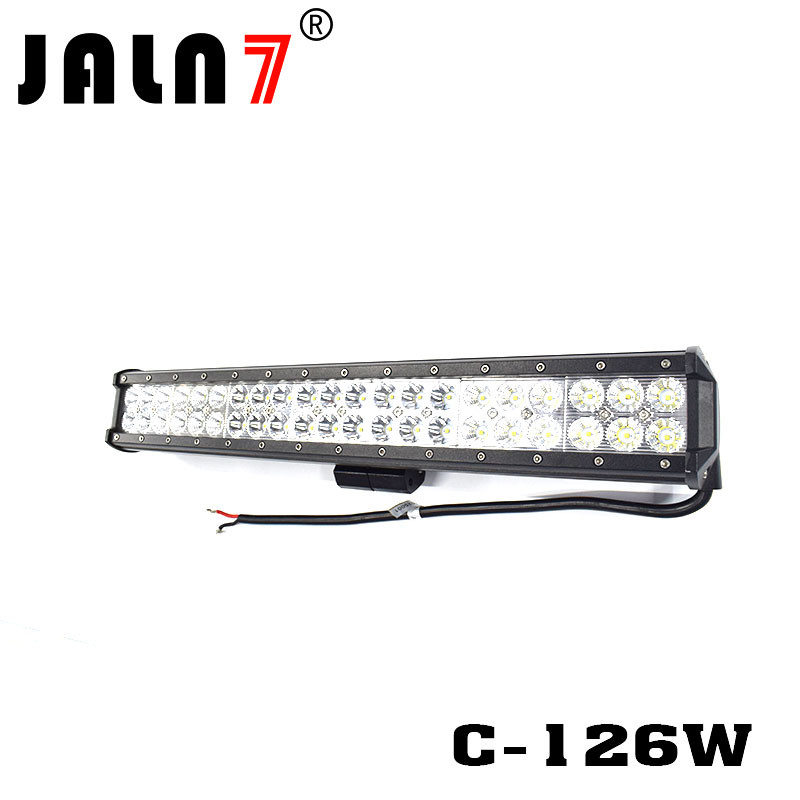 LED Light Bar JALN7 126W CREE Spot Flood Combo LED Driving Lamp Super Bright Off Road Lights LED Work Light Boat Jeep