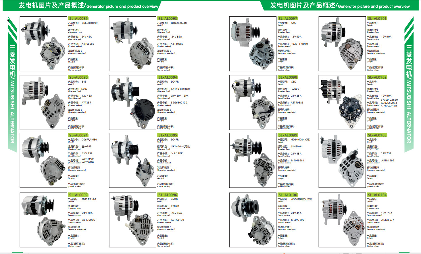 24V 11T 9.0KW Carter Motor 10461195 10479074 10479101 10R0937 1238686 3604658PL 018686 91351025
