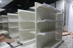 Metal Gondola Storage Supermarket Display Shelving System Corrosion Protection