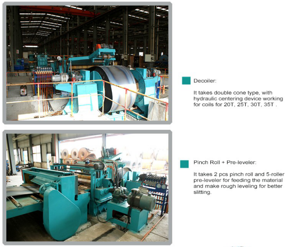Hydraulic Motor Steel Slitting Line Steel Coil Slitting Machine 40M/Min Cutting Speed