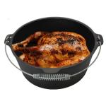 OEM ODM Cast Iron Dutch Oven Pre Seasoned Camping Dutch Oven