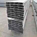 SS400 50mm C Channel Galvanized Steel ASTM Hot Dip