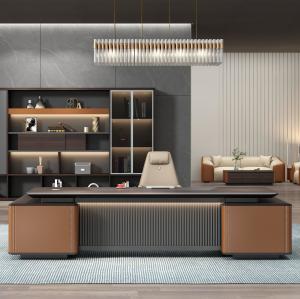 Quality Modern Office Furniture Latest Office Desk Workstation Table Designs Ceo Executive Desk Manager L Shaped Table wholesale