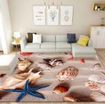 3D Seawater Star Patterned Carpet For Household Bedroom Living Room Special