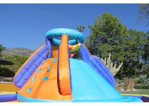 Quality Home Outdoor Small Inflatable Water Slide Equipment Battle Ridge For Kids wholesale