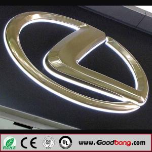 Quality High quality vacuum forming acrylic auto emblem, backlit car logo sign for car dealership wholesale