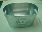 Galvanized Oval Metal Tin Ice Bucket
