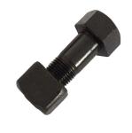 Excavator Attachment Black Low Wear And Tear Hexagon Track Bolt 0S1973 9F9522