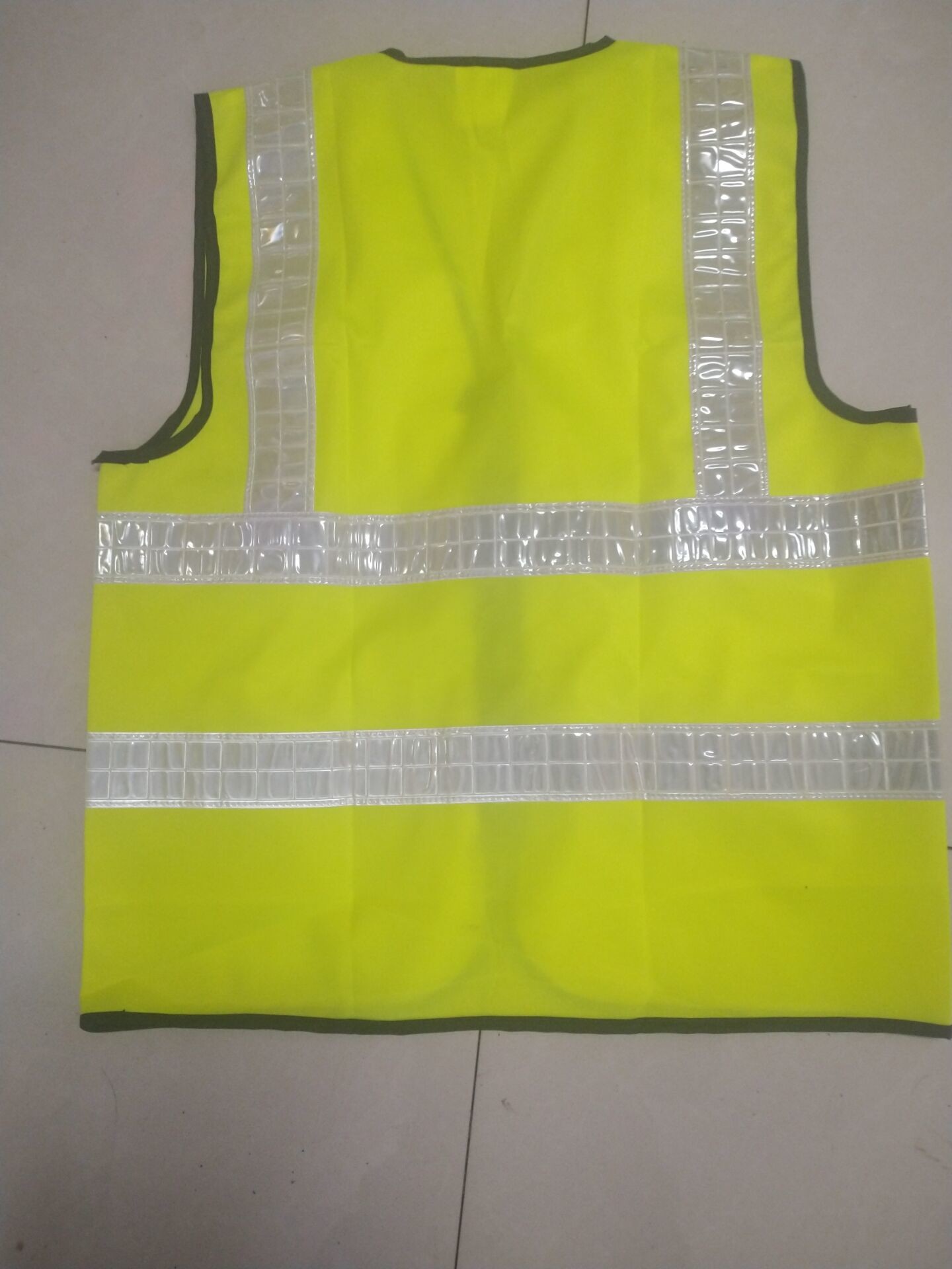 PVC Reflective Safety Vest High Visibility Construction Safety Vest 120 Grams