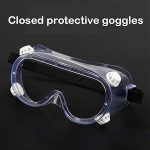 Quality PVC Body Eye Protection Goggles , Lightweight Anti Dust Safety Glasses wholesale