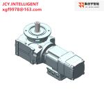 375NM Drive Helical Motor Gear Unit 0.55KW 158.45 300 Rpm