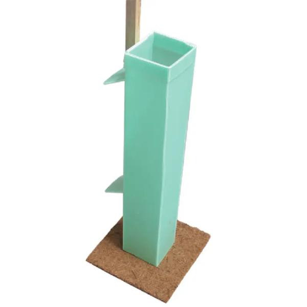 Polypropylene Corrugated Plastic Tree Guards UV Protected Light Impact