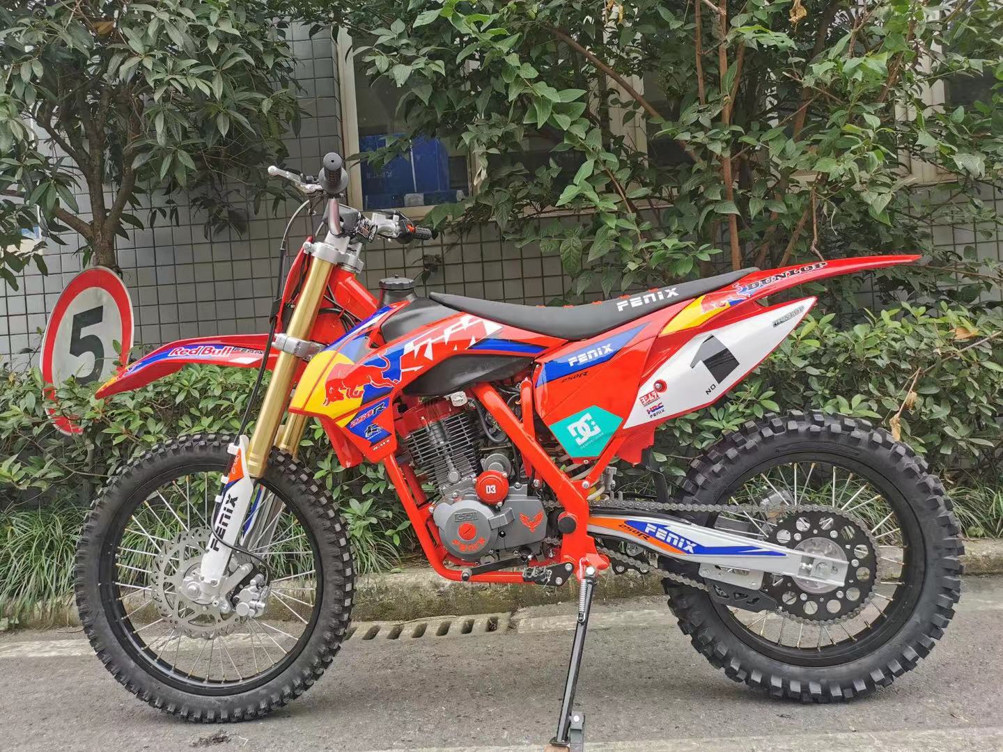 2024 New dirtbike 250cc PR300 engine 6speed oil cool dirt bike 300cc Bolivia hot sale motorcycles 250cc