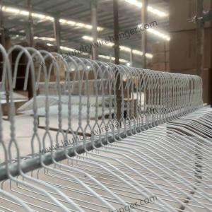 Quality 18” Wire Hanger For Laundry, Dry Cleaning - White wholesale