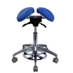 Beauty Salon Comfortable chair Green Micro Fiber dentist stool Saddel Shape