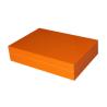 Buy cheap Orange painting Poplar wood tea box from wholesalers