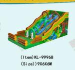 Children Fun Park Inflatable Forest Animals Slide For Rentals