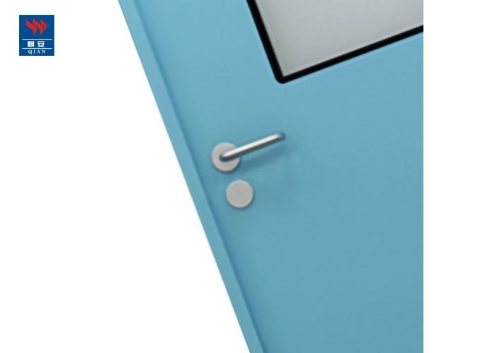 Wood Hotel Fire Rated Steel FD90 Fire Doors For Hospitals