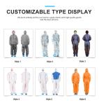 Antibacterial Disposable Sterile Coveralls Medical Body Suit ISO Approved