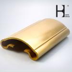 Anti Rust CuZn39Pb3 Brass Handrail with Polishing Surface For Stair