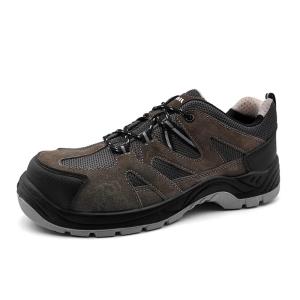 Quality Suede Leather Breathable Mesh Work Shoes Anti Puncture Mens Athletic Slip On Shoes wholesale