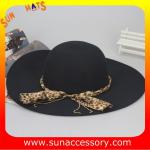 8300401 Sun Accessory customized winner fashion 100% Australia wool felt floppy