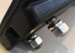 445mm Long Excavator Bolt On Rubber Track Pads 124mm Wide