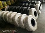 Solid Forklift Tires 10 - 28 Forklift Spare Parts Low Speeding High Pressure