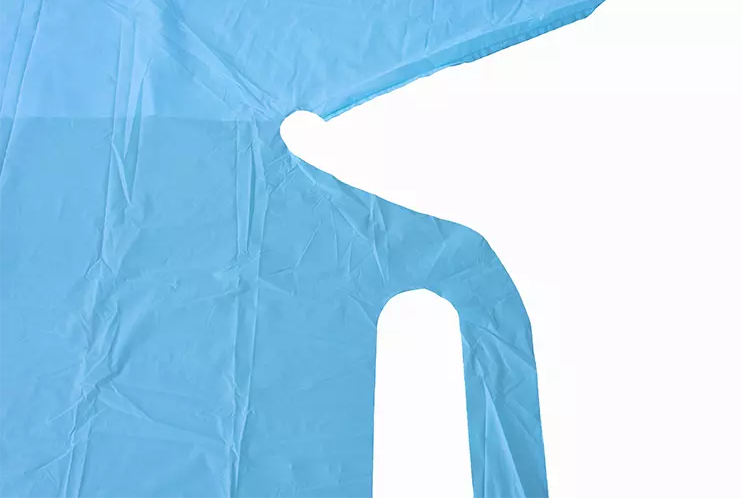 FDA Disposable CPE Gown , 510K CPE plastic gown
